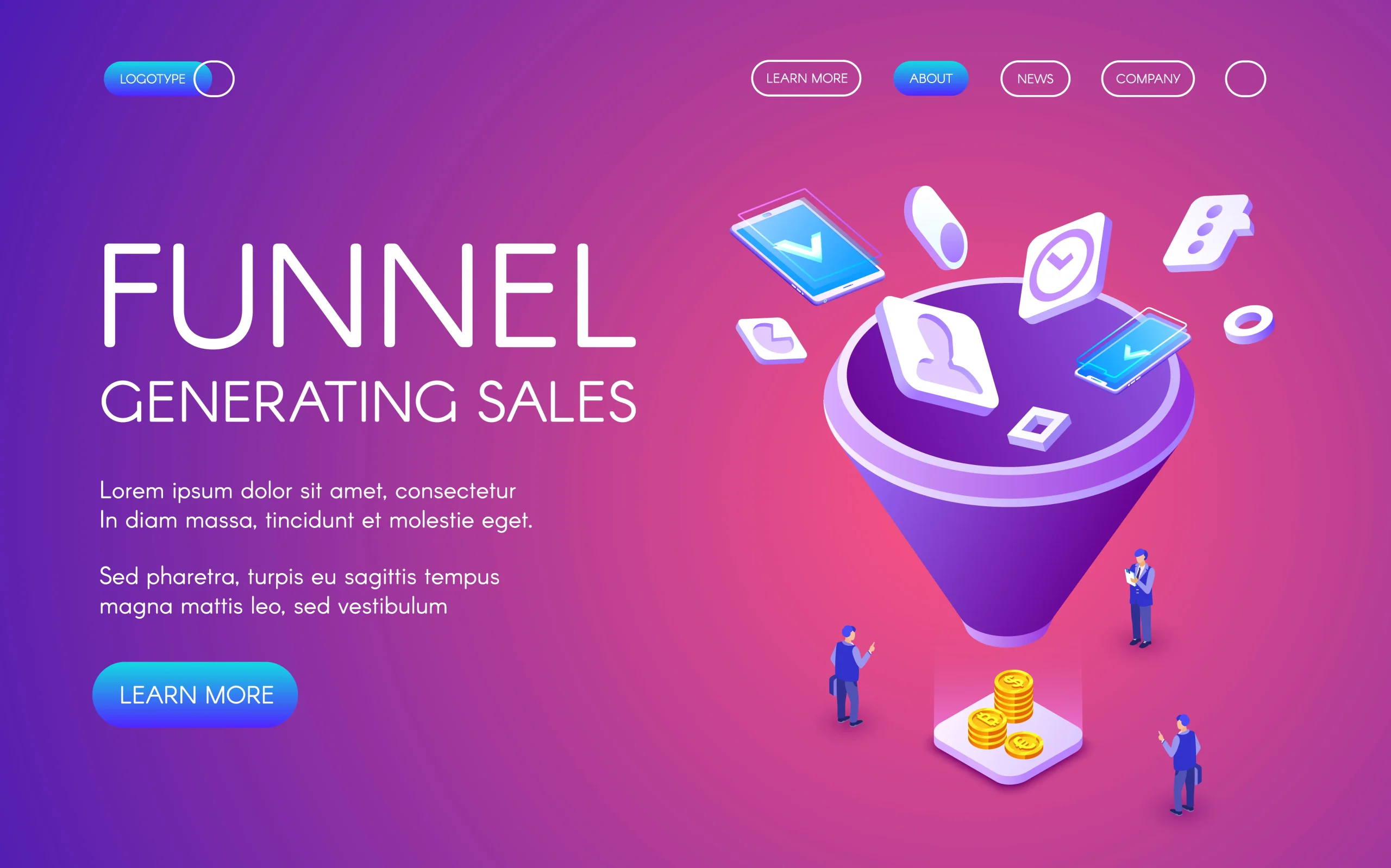Funnel Builder by XProject dashboard preview